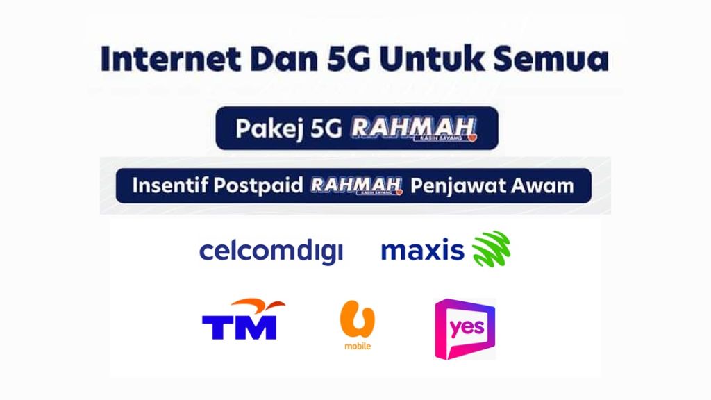 Insentif Postpaid Rahmah Penjawat Awam Pakej 5G Rahmah Telco